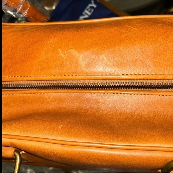 Dooney & Bourke Orange Travel Bag with Structured Design - Picture 8 of 11